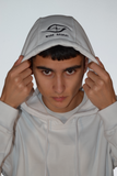 Sweat-shirt Blanc Capuche
